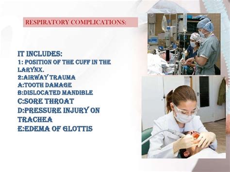 GENERAL ANESTHESIA AND ITS COMPLICATIONS