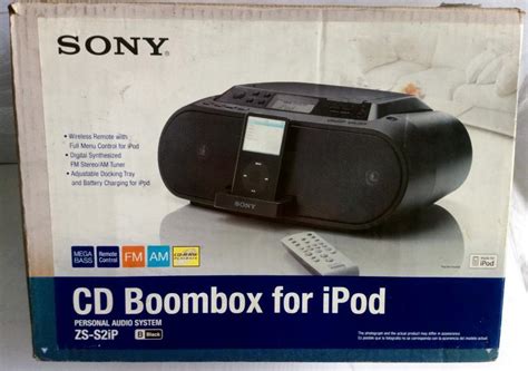 Sony Boombox Zs S2ip S2 Cd Radio With Ipod Dock 110v Usa Audio Portable Music Players On Carousell