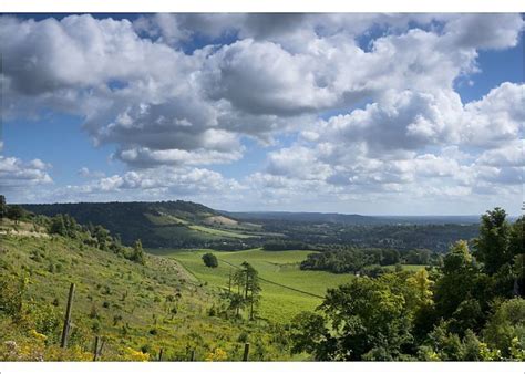 Prints Of Distant View Of Box Hill Near Dorking Surrey Hills North