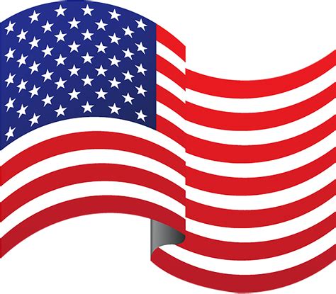 Black And White Usa Flag Png Free Logo Image