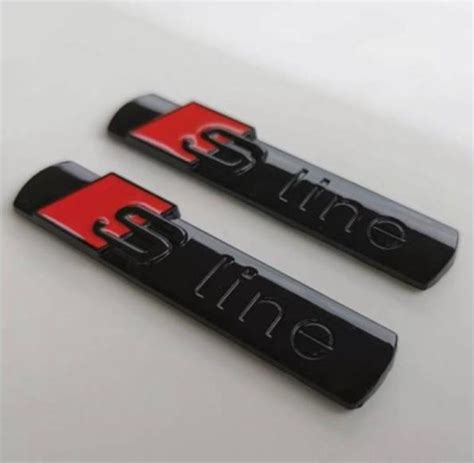 Embl Me S Line Audi Logo Badge A A Rs Noir Bol