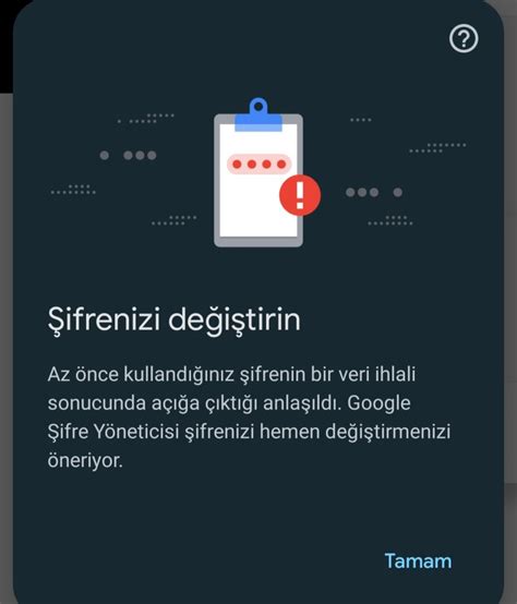 Google acil şifre değiştirme uyarısı neden çıkar Technopat Sosyal