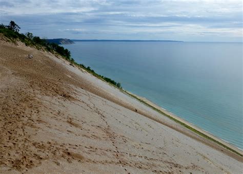 A Steep Climb Lake Michigan Sleeping Bear Dunes National Flickr