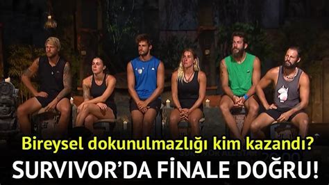 Dün akşam 7 Haziran Survivor dokunulmazlık kolyesini kim kazandı