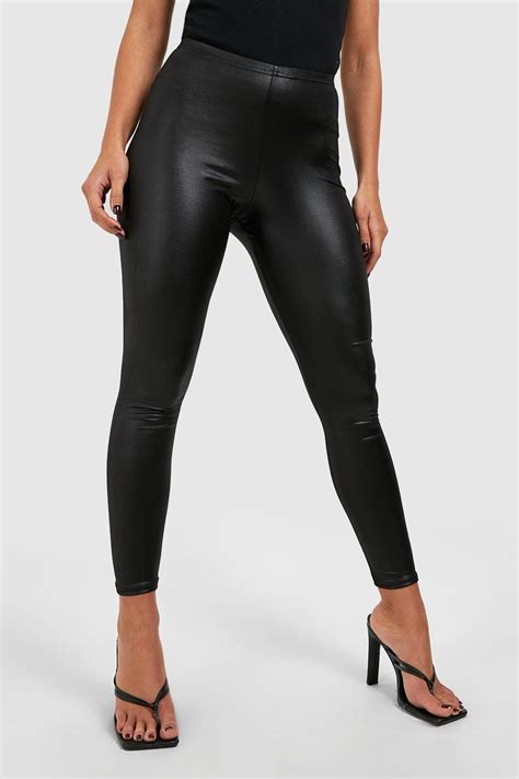 Plus Wet Look Leggings Outlet