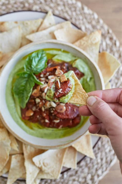 Dip De Palta Y Albahaca Con Tomates Cherry Al Bals Mico El Sabor De