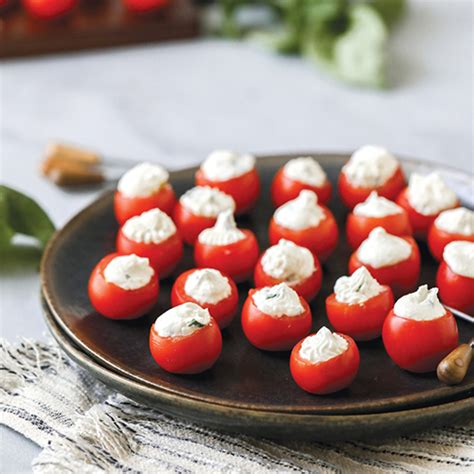 Stuffed Cherry Tomatoes Recipe Farm Flavor Recipe