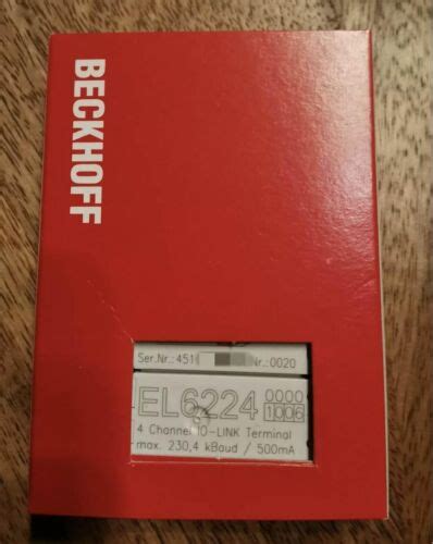 Beckhoff El Plc Module El New In Box Fast Free Shipping Ebay