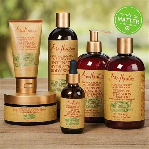 New Shea Moisture Manuka Honey And Mafura Oil Line Afroshoppech