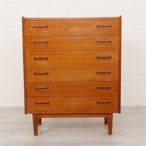 Vintage Danish Teak Chest Of Drawers S