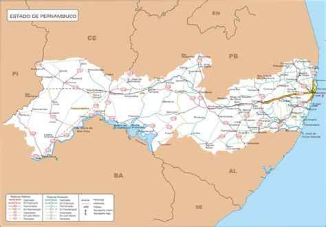 Mapas De Pernambuco Mapasblog