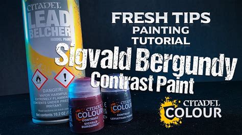 Contrast Sigvald Burgundy Leviathan Purple Leadbelcher Spray Demo Fresh