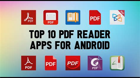 Top 10 Best PDF Reader Apps For Android YouTube