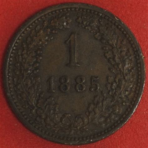 1885 Austria Kreuzer XF For Sale Buy Now Online Item 759305