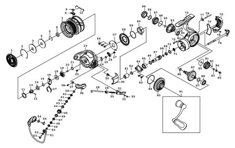 Daiwa Genuine Spare Parts For 23 Tatula Lt2500s Xh Qd Product Code