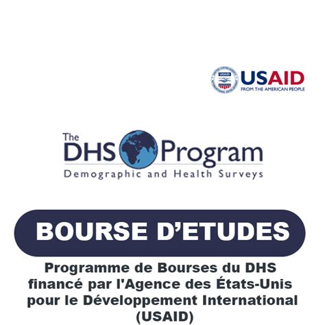 Avis D Appel Candidatures Pour Le Programme De Bourses Du Dhs Financ