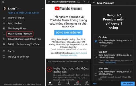 Cách đăng Ký Youtube Premium Tại Việt Nam