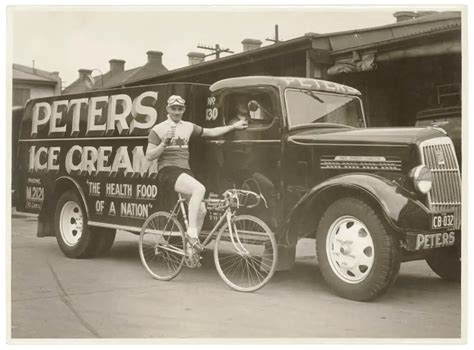 Vintage Ice Cream Trucks - Serving Ice Cream