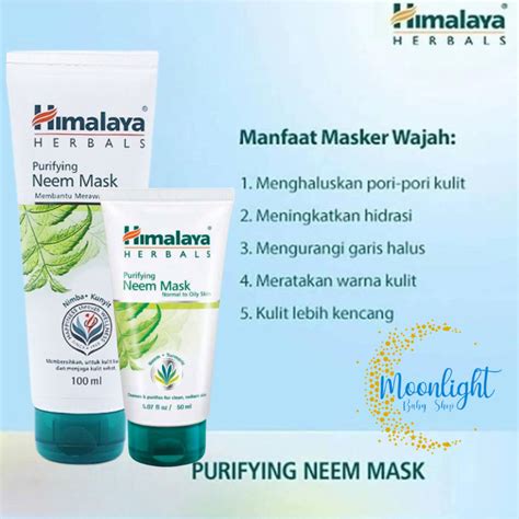 Jual Himalaya Purifying Neem Mask Masker Wajah Ml Ml Shopee