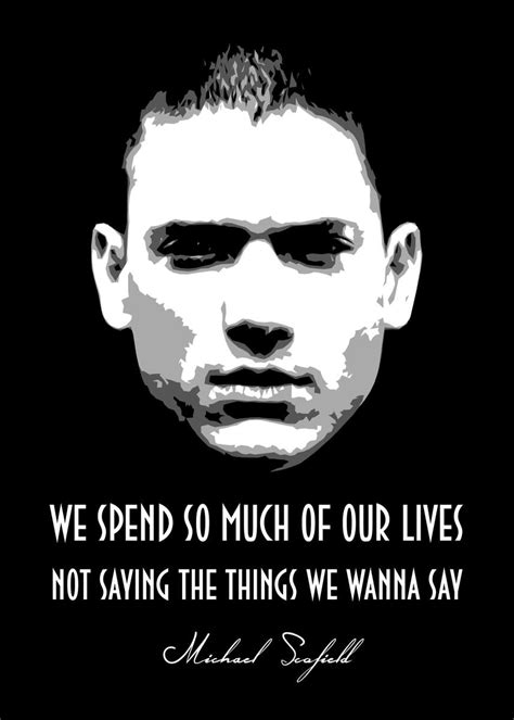 Michael Scofield Poster Picture Metal Print Paint By Bb Design