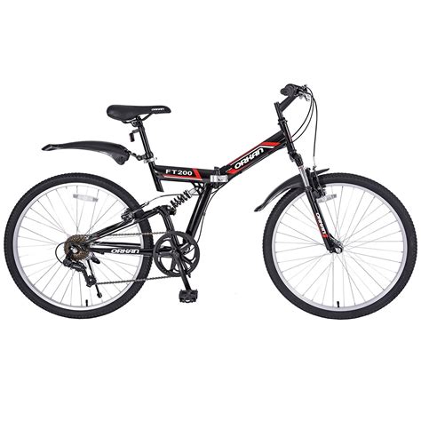 Uenjoy 26" Reinforced Mountain Bike Foldable 7 Speed with Hybrid