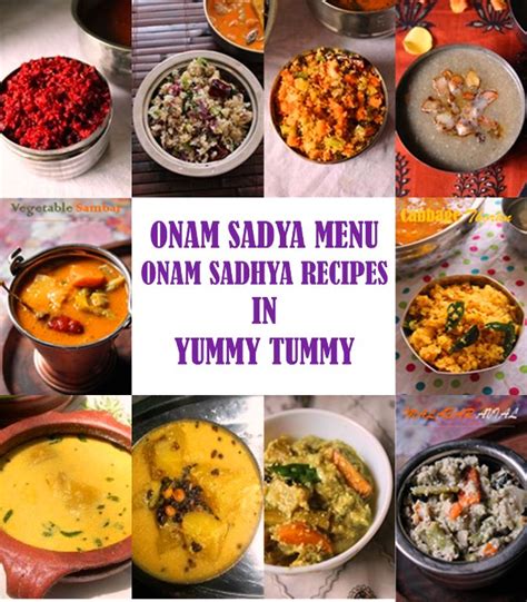 Kerala Onam Sadya Recipes Onam Sadhya Recipes Recipes For Onam