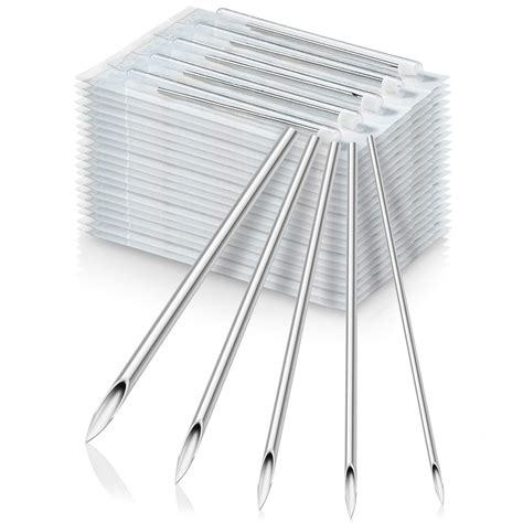 Buy 100 Mix Body Piercing Needle Sizes 12g 14g 16g 18g And 20g 20 Pcs Each Online At