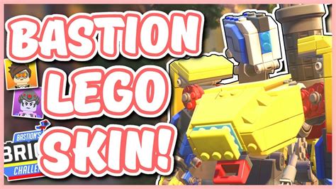 Overwatch New Lego Bastion Skin Bastion Brick Challenge Youtube