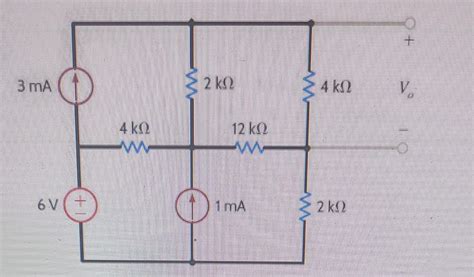 Solved Find V0 in the below figure using Thévenin s theorem Chegg