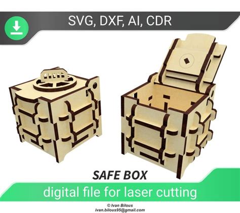 Laser Svg Box Laser Pattern Glowforge Files Laser Cut Files Svg Box