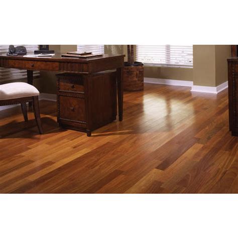 Brown Teak Wood Flooring Surface Finish Matte Thickness Standard At