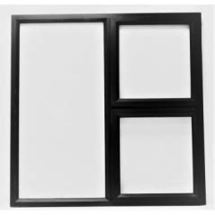 Window Frame Aluminium Ptt Charcoal Clear Left Hand Kenzo Cashbuild