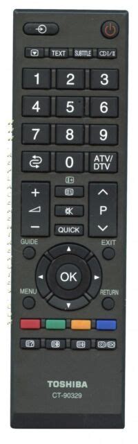 Original Genuine TOSHIBA CT 90329 Remote Control For Sale Online EBay