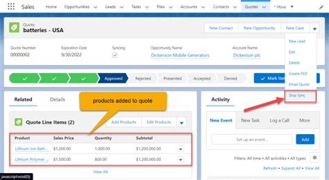 How To Create Quotes In Salesforce Salesforce Faqs