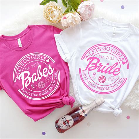 Scottsdale Bachelorette Party Shirts Barbie Bride Scottsdale Before