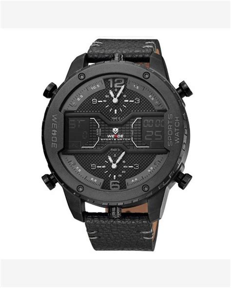 Riachuelo Rel Gio Masculino Weide Anadigi Wh Preto