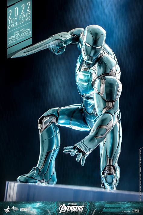 Hot Toys MMS D Avengers Endgame Iron Man Mark LXXXV Holographic Version Hot Toys