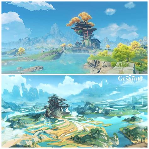 Genshin Impact Concept Art Vs Final Product Part 2 Because People