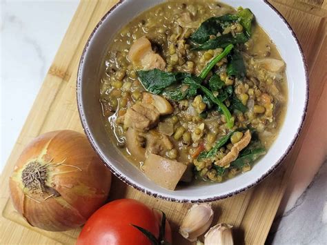 The Easiest Monggo Recipe Ever Filipino Mung Bean Stew