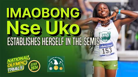 Imaobong Nse Uko Wins Women S 400m Heat 2 At The National Olympic