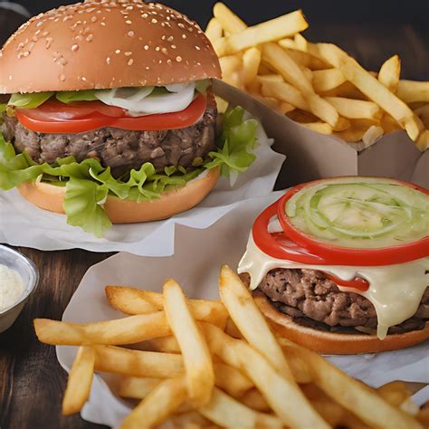 Una Hamburguesa Con Un Tomate Y Queso En Ella Se Sienta En Una Canasta