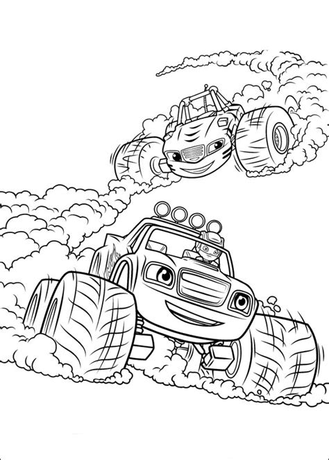 Blaze and the Monster Machines Coloring Pages - Best Coloring Pages For Kids