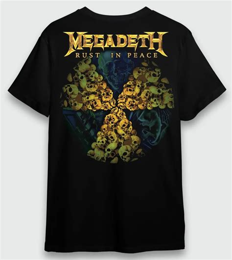 Camiseta Megadeth Rust In Peace T Nel Do Rock