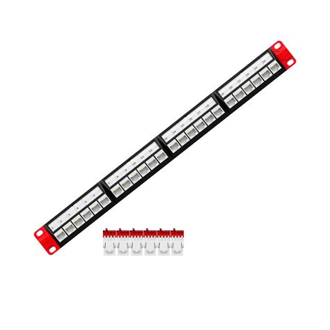 Ampcom Patch Panel Port Tool Less Rj Utp Keystone Jack Patch