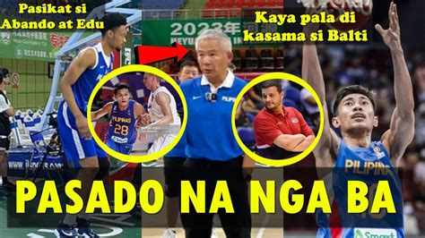 Ibinigay Na Ni AJ Edu At Rhenz Abando Ang HININGI Ni Coach Chot Reyes