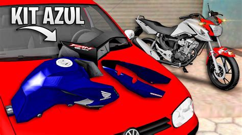 FUI NA HONDA COMPRAR OS KIT DA FAN 160 AZUL GTA SA VIDA REAL YouTube