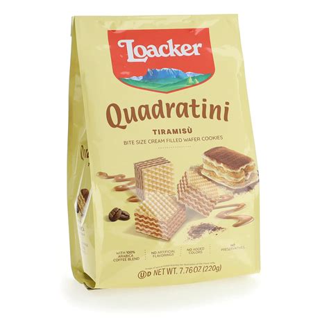 Amazon Loacker Wafer Quadratini Tiramisu 7 76 Oz 14310