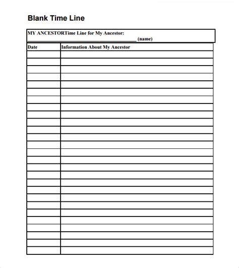 FREE 12+ Timeline Templates for Students in MS Word | PDF | Pages | Google Docs