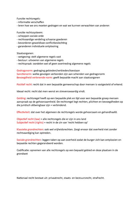 Gvr Sv Samenvatting Van Al Het Belangrijke Voor Het Vak Gvr Functie