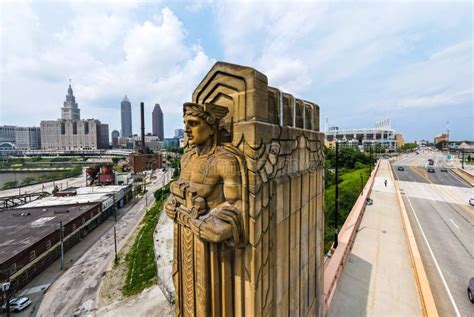 Wide Angle Of One Of Cleveland S Guardian S Of Transportation Downtown